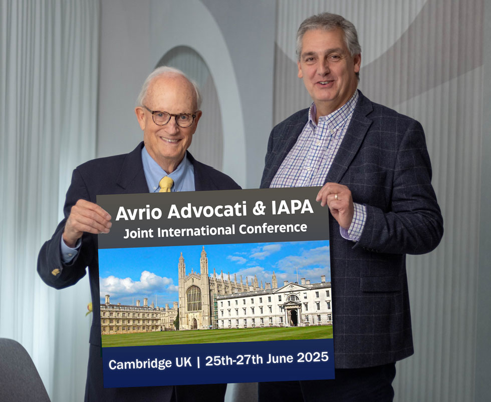 Avrio Advocati & IAPA Joint International Conference June 2025, Cambridge UK