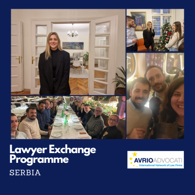 Avrio Advocati members from Serbia and Slovenia celebrate lawyer exchange